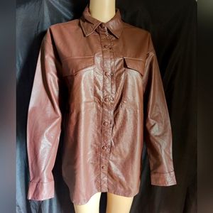 Fall Fashion Brown button up Shirt